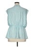 Worthington 100% Polyester Teal Sleeveless Blouse Size XL - photo 2