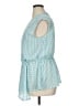 Worthington 100% Polyester Teal Sleeveless Blouse Size XL - photo 5