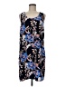 Gap Outlet 100% Polyester Print Blue Casual Dress Size M - photo 1
