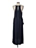 BCBGeneration Stripes Blue Cocktail Dress Size L - photo 2