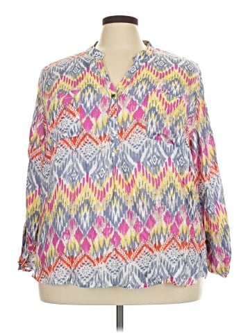 New Directions 3/4 Sleeve Blouse (view 1)