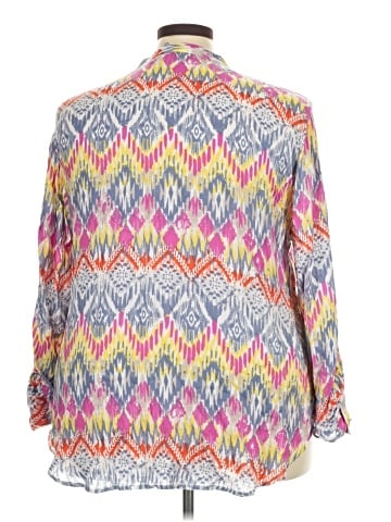 New Directions 3/4 Sleeve Blouse (view 2)