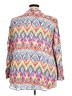 New Directions 100% Rayon Silver 3/4 Sleeve Blouse Size 3X - photo 2