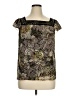 Axcess 100% Nylon Black Short Sleeve Blouse Size XL - photo 1
