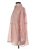Friful Color Block Pink Long Sleeve Blouse Size S - photo 5
