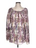 Etcetera Purple 3/4 Sleeve Blouse Size 10 - photo 1
