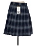 Ara Plaid Blue Casual Skirt Size M - photo 2