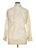 Gap 100% Cotton Floral Ivory Long Sleeve Blouse Size XL - photo 2