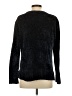 Orvis 100% Polyester Metallic Black Pullover Sweater Size S - photo 2