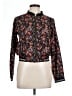 And 100% Polyester Floral Black Jacket Size 12 - photo 1