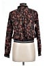 And 100% Polyester Floral Black Jacket Size 12 - photo 2