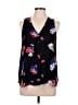 Vince Camuto 100% Polyester Black Sleeveless Blouse Size L (petite) - photo 1