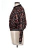 And 100% Polyester Floral Black Jacket Size 12 - photo 5