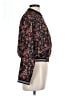 And 100% Polyester Floral Black Jacket Size 12 - photo 4