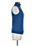 Theory 100% Silk Blue Sleeveless Silk Top Size M - photo 4