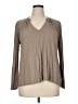 Old Navy 100% Rayon Gray Long Sleeve Blouse Size XL - photo 1