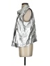 Rebecca Minkoff 100% Cotton Metallic Silver Vest Size S - photo 5