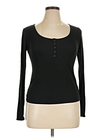 Halara Long Sleeve Henley (view 1)