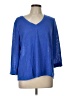 Chico's 100% Linen Blue Pullover Sweater Size L - photo 1