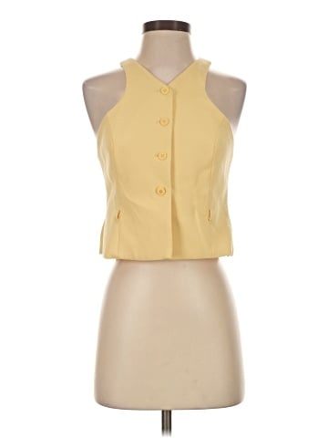 Zara Sleeveless Button-Down Shirt (view 1)