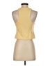 Zara Yellow Sleeveless Button-Down Shirt Size S - photo 2