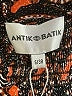 Antik Batik Paisley Black Long Sleeve Blouse Size S - photo 7