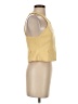 Zara Yellow Sleeveless Button-Down Shirt Size S - photo 4