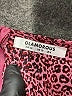 Glamorous 100% Polyester Animal Print Pink Burgundy Cocktail Dress Size 6 - photo 7