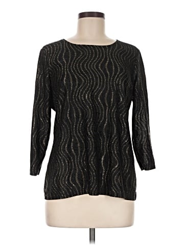 JM Collection 3/4 Sleeve Top (view 1)