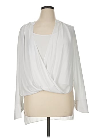 BCBGMAXAZRIA Long Sleeve Blouse (view 1)