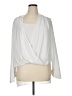 BCBGMAXAZRIA 100% Polyester White Long Sleeve Blouse Size XL - photo 1