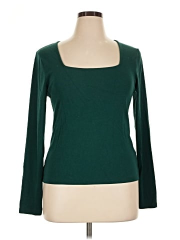 J.Crew Factory Store 3/4 Sleeve T-Shirt (view 1)