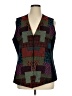 Chico's 100% Polyester Burgundy Vest Size XL (3) - photo 1