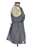 Twenty One 100% Cotton Gray Sleeveless Button-Down Shirt Size S - photo 4