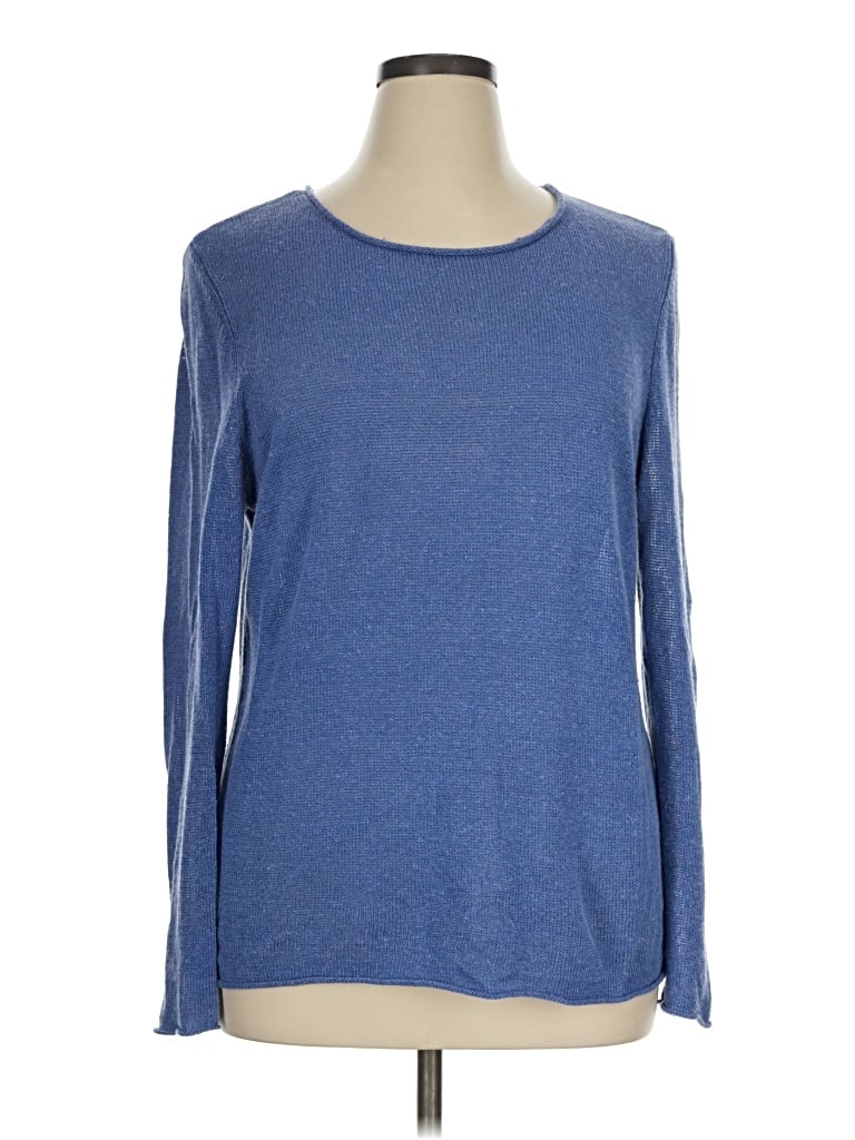 Pre-owned Chico's Pullover Sweater In Blue