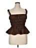 STAUD Brown Sleeveless Blouse Size XL - photo 1