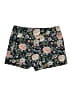 Ann Taylor LOFT Floral Black Shorts Size 2 - photo 1