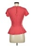 Chloe K Red Short Sleeve Top Size M - photo 2