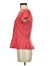 Chloe K Red Short Sleeve Top Size M - photo 5