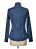 J. McLaughlin Print Blue Track Jacket Size L - photo 2
