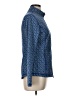 J. McLaughlin Print Blue Track Jacket Size L - photo 4
