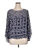 Alfani 100% Polyester Purple 3/4 Sleeve Blouse Size XL - photo 1
