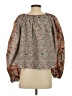 Ulla Johnson 100% Polyester Gray Long Sleeve Blouse Size 0 - photo 2