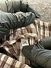 Unbranded Checkered-gingham Brown Casual Pants Size 2X - photo 4