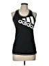 Adidas 100% Polyester Black Tank Top Size L - photo 1