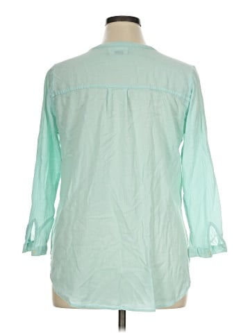 Old Navy 3/4 Sleeve Button-Down Shirt (view 2)