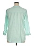 Old Navy 100% Cotton Teal 3/4 Sleeve Button-Down Shirt Size XL - photo 2