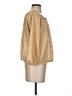 Gryphon New York 100% Polyester Gold 3/4 Sleeve Blouse Size XS - photo 4
