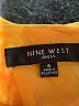 Nine West 100% Polyester Chevron-herringbone Orange Casual Dress Size 6 - photo 7
