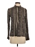 Antik Batik 100% Cotton Aztec Or Tribal Print Brown Long Sleeve Blouse Size XS - photo 1